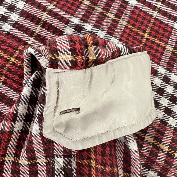 ENYCE Men's Baggy Button Down Shirt Brown Houndstooth XL/Late 90s Y2K Streetwear - Picture 4 of 16